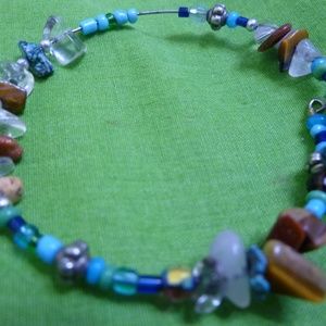 Wrap Around Wire Bracelet/ Bangle